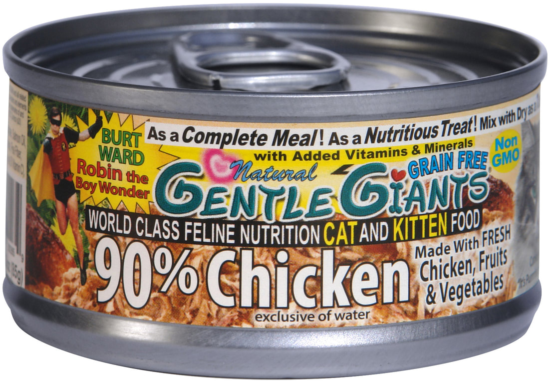 3OZ CHICKEN FRONT GENTLE GIANTS CAT FOOD AND PRODUCTS